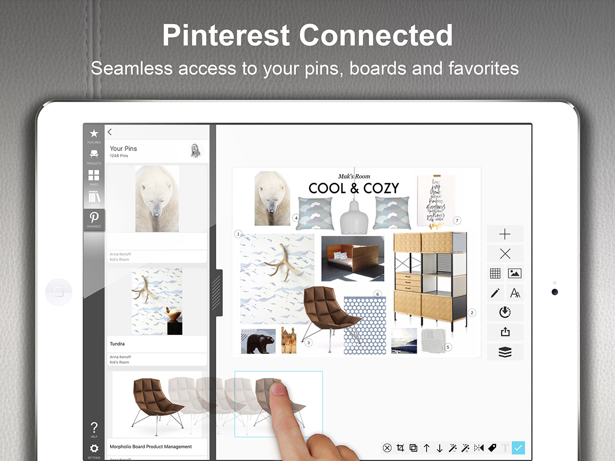 free software for interior design display boards